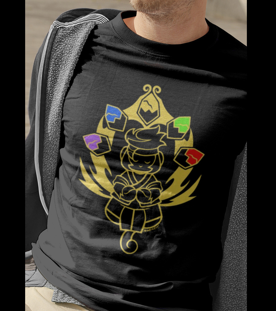 Pokémon Gym Badges T-Shirt