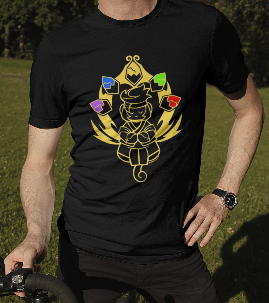 Pokémon Gym Badges T-Shirt