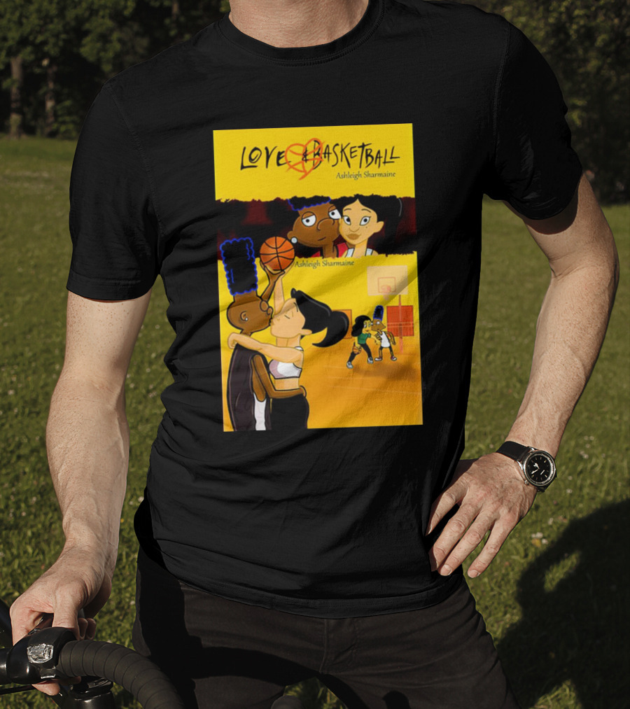 Love And Basketball Ashleigh Sharmaine Animated Romance Sports T-Shirt