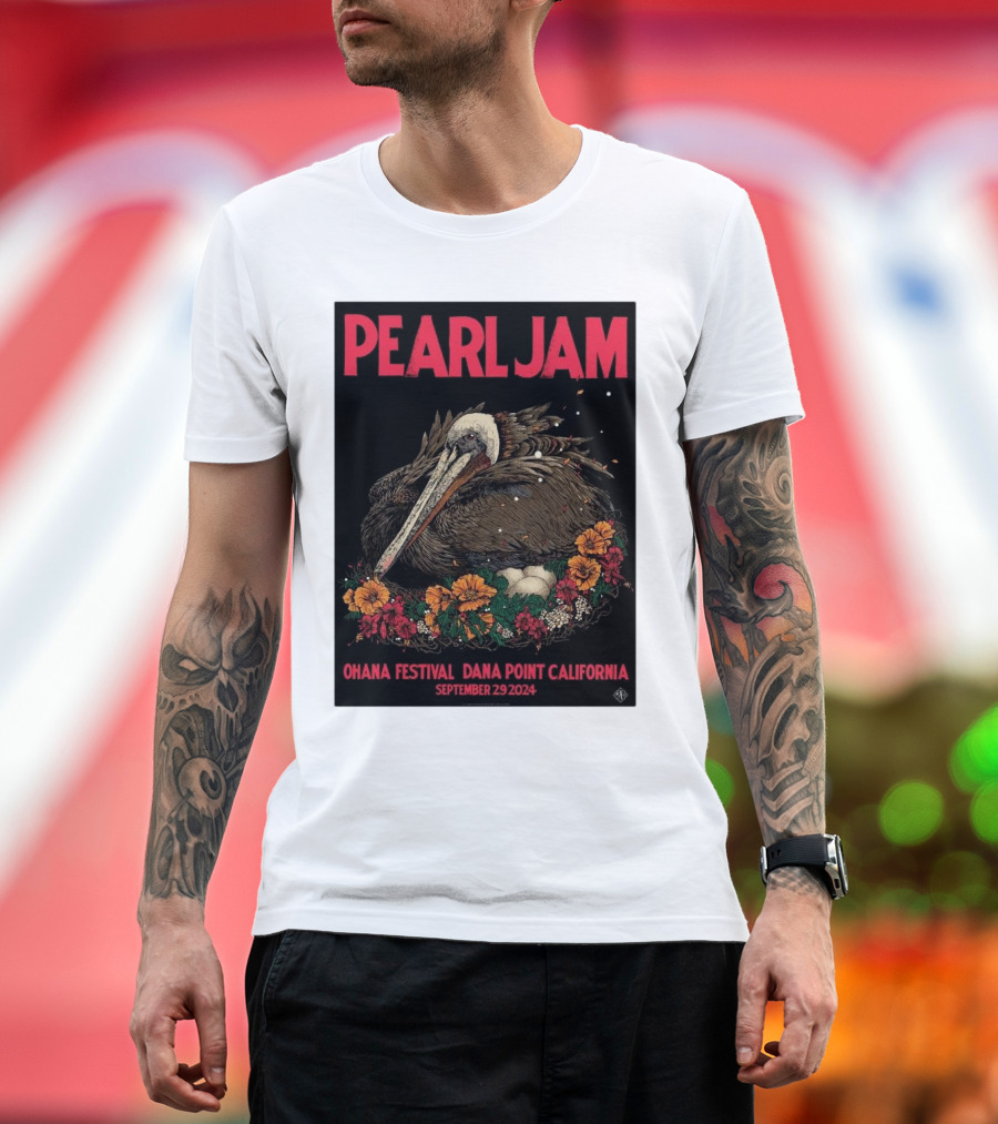 PEARL JAM OHANA FESTIVAL DANA POINT CALIFORNIA SEPTEMBER 29 T-Shirt