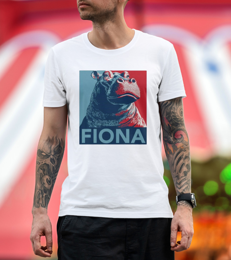Fiona Hippo Hope Style President Campaign T-Shirt