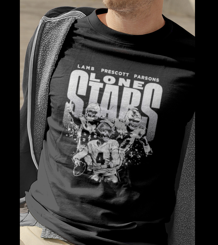 Lamb Prescott Parsons Lone Stars Dallas Cowboys T-Shirt