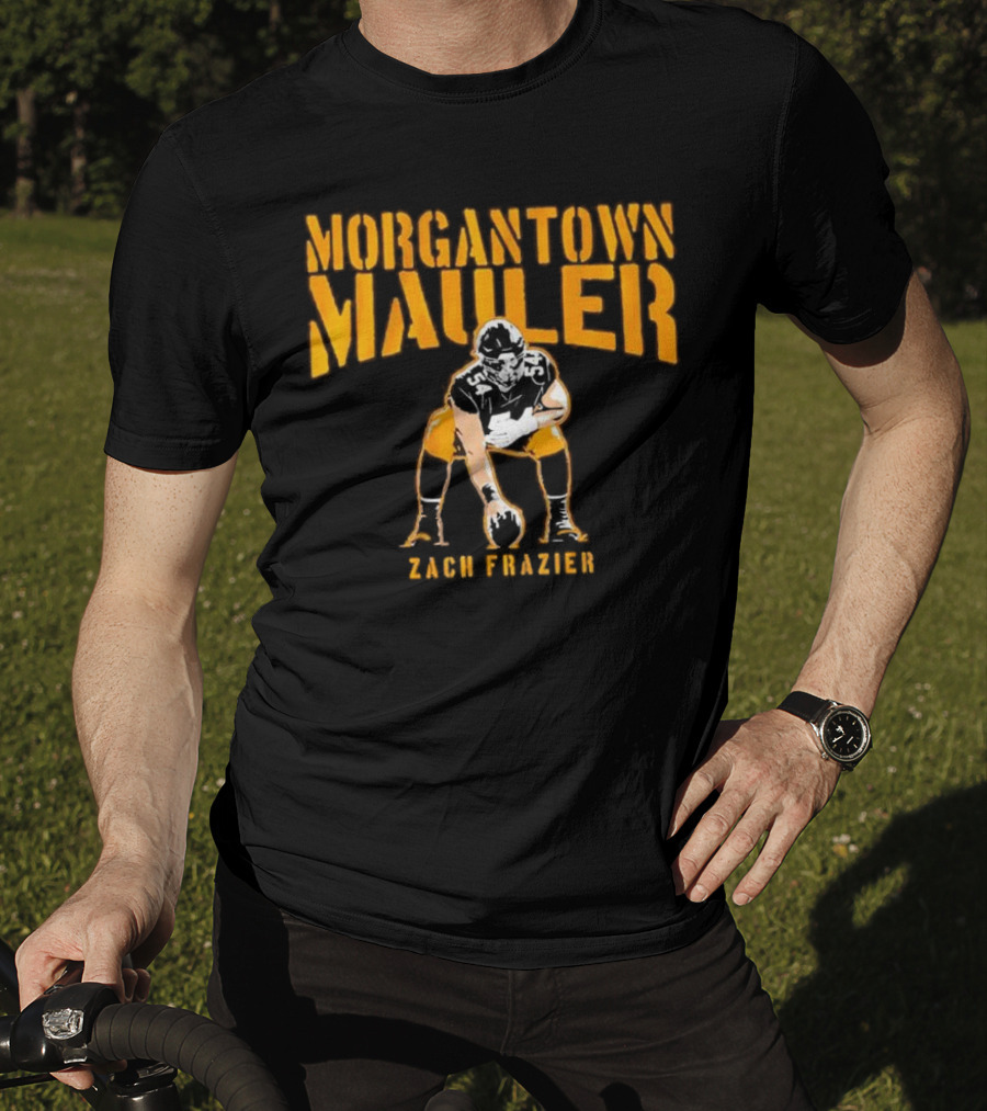 Morgantown Mauler Zach Frazier Steelers Football Player T-Shirt