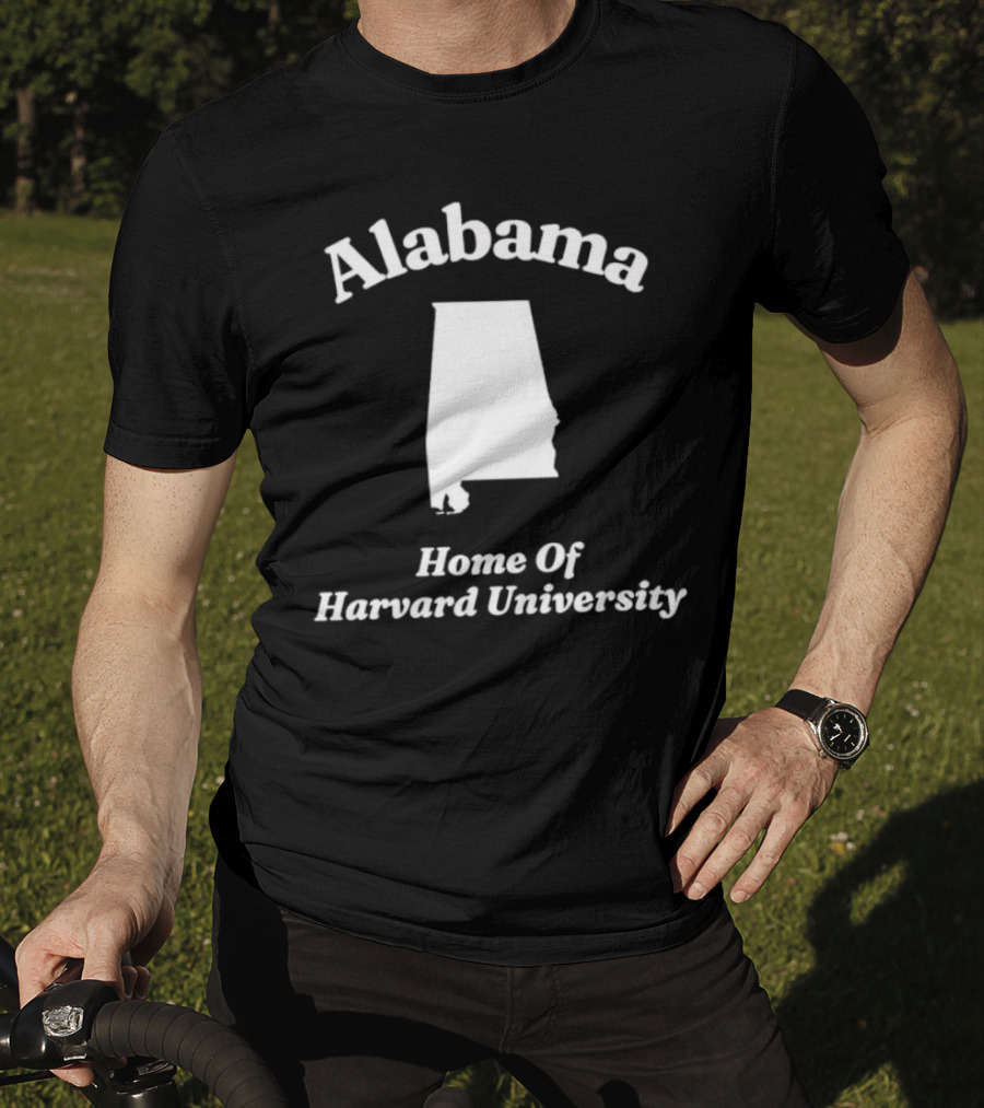 Alabama Home Of Harvard University Map T-Shirt