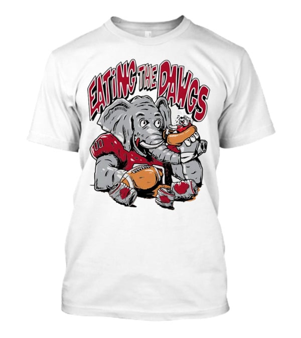 Alabama Crimson Tide Eating The Dawgs Defeat Georgia Bulldogs T-Shirt