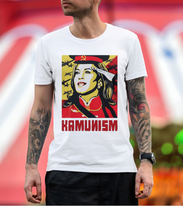 Premium T-Shirt: Kamala Harris Kamunism Soviet T-Shirt Kamala Harris Kamunism Soviet T-Shirt