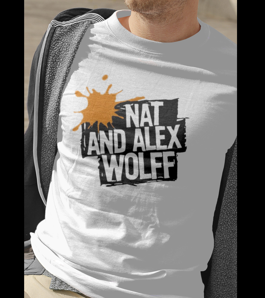 Nat And Alex Wolff Splash Motif T-Shirt