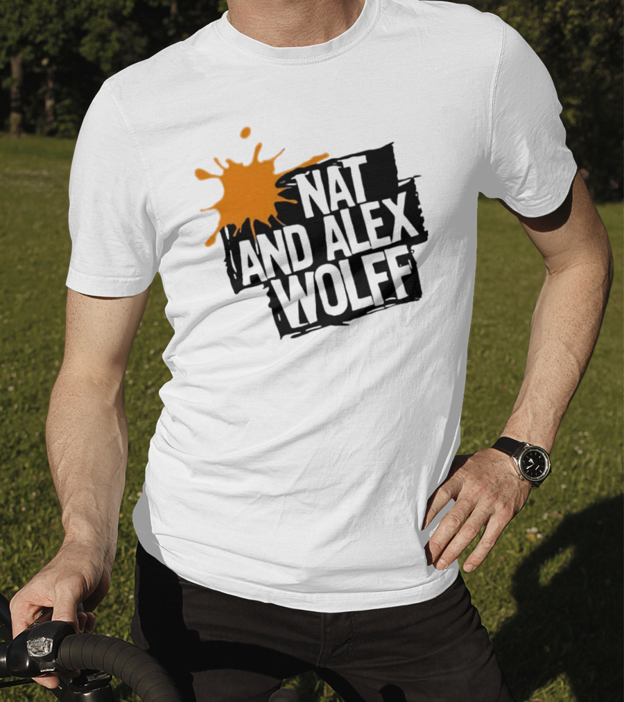 Nat And Alex Wolff Splash Motif T-Shirt