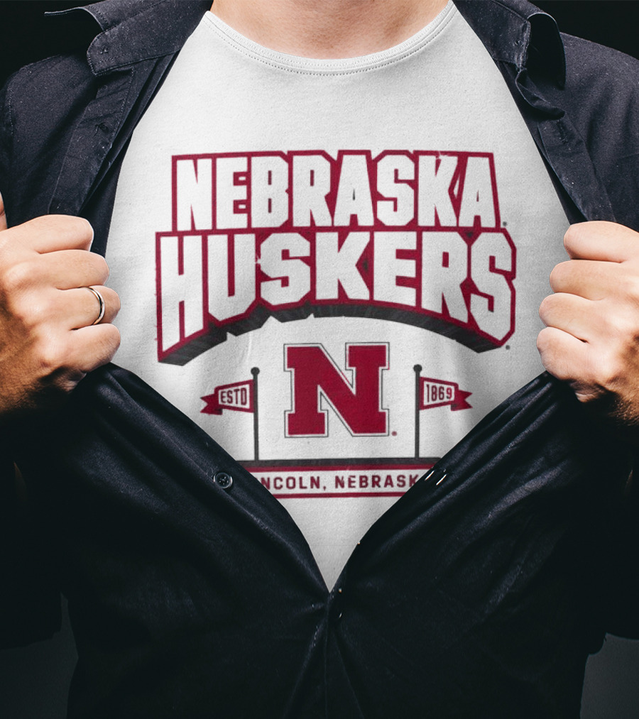 Nebraska Huskers Lincoln Nebraska Estd 1869 N T-Shirt