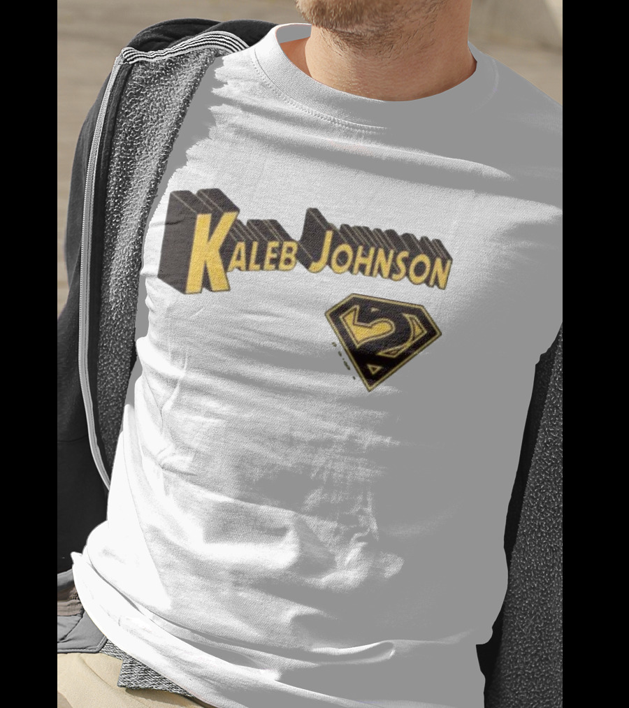 Kaleb Johnson Superman Style Logo Retro T-Shirt