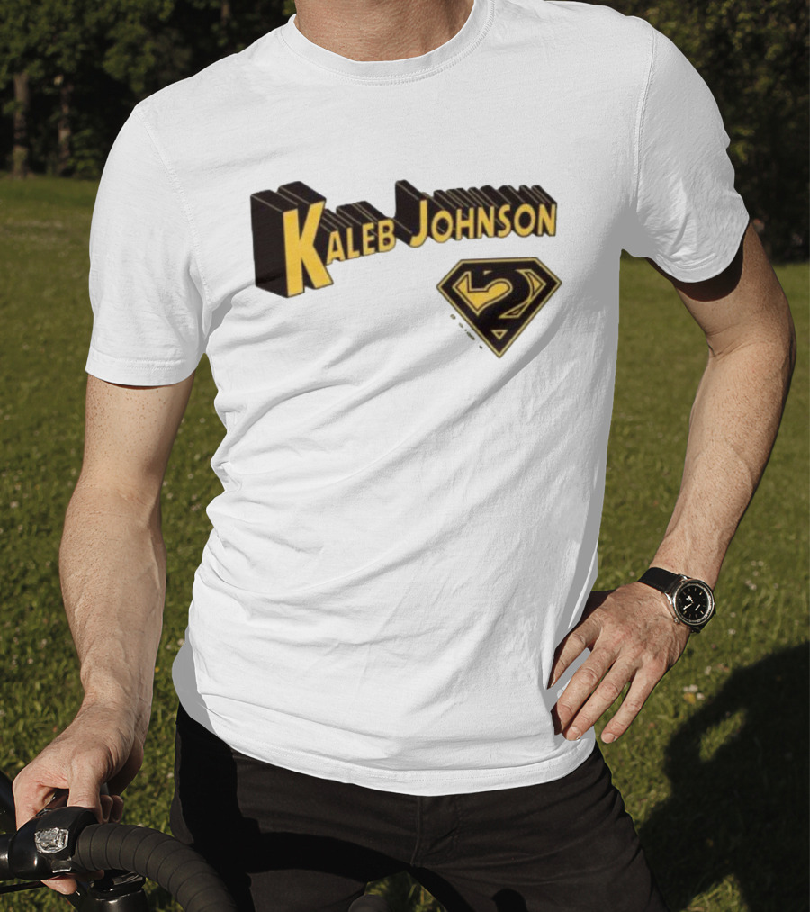 Kaleb Johnson Superman Style Logo Retro T-Shirt