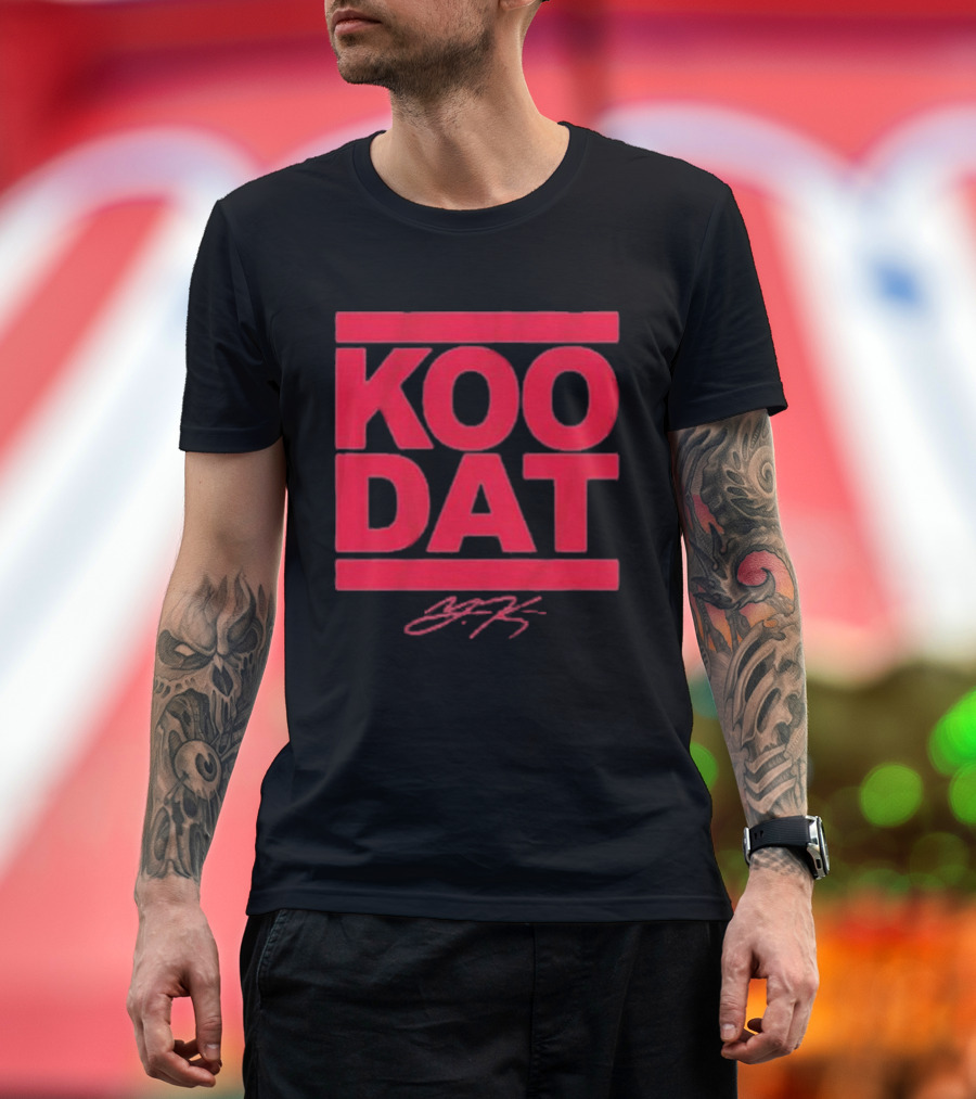 Koo Dat Younghoe Koo Atlanta Falcons Signature T-Shirt