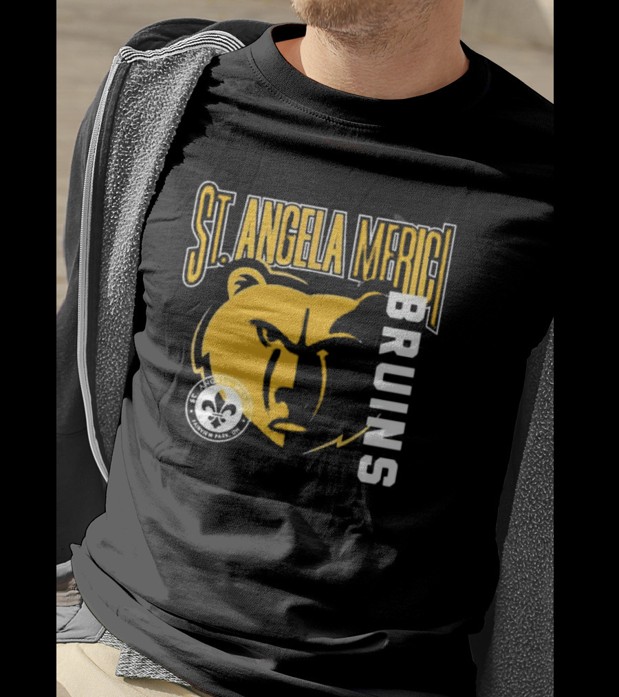 St. Angela Merici Bruins Bear Logo Normandy Park Ohio T-Shirt