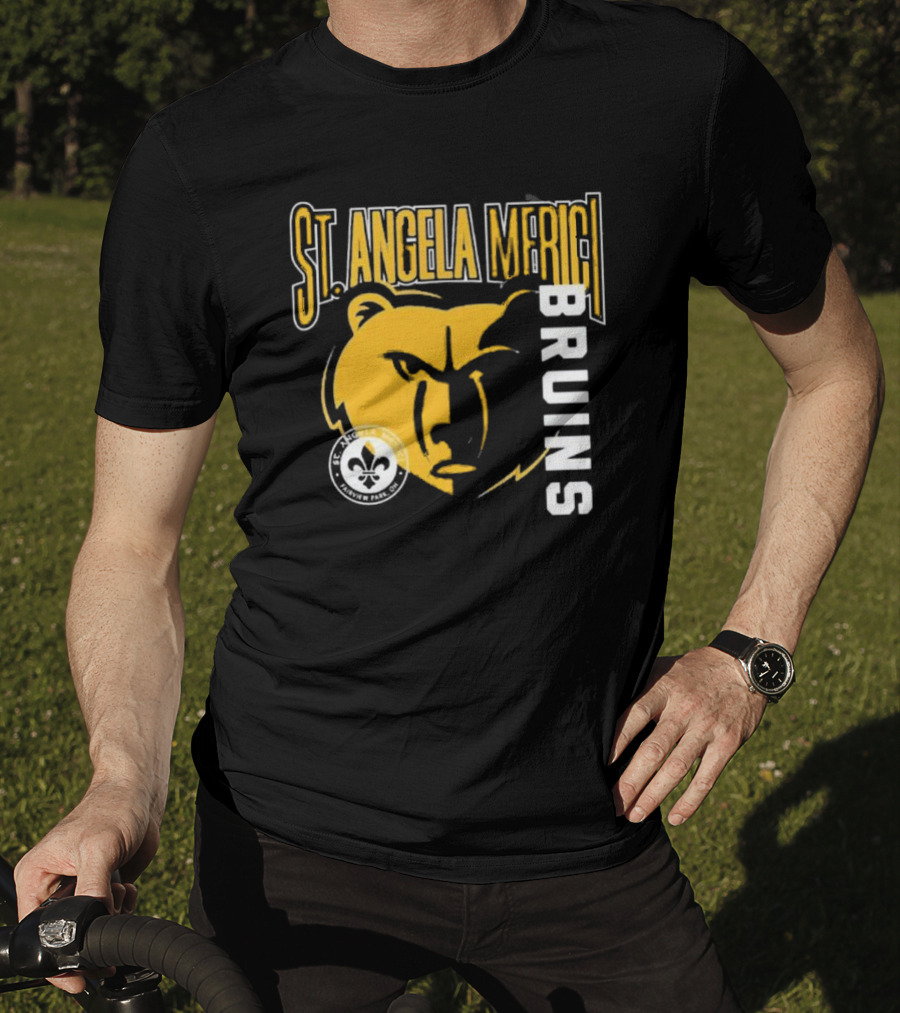 St. Angela Merici Bruins Bear Logo Normandy Park Ohio T-Shirt