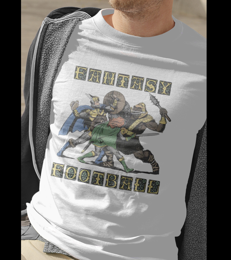 Fantasy Football Adventurous Warrior Battle T-Shirt