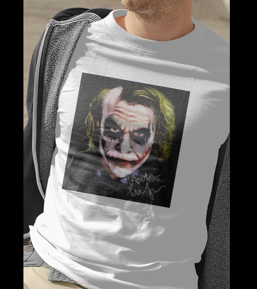 Joker 2 Heath Ledger Signature T-Shirt