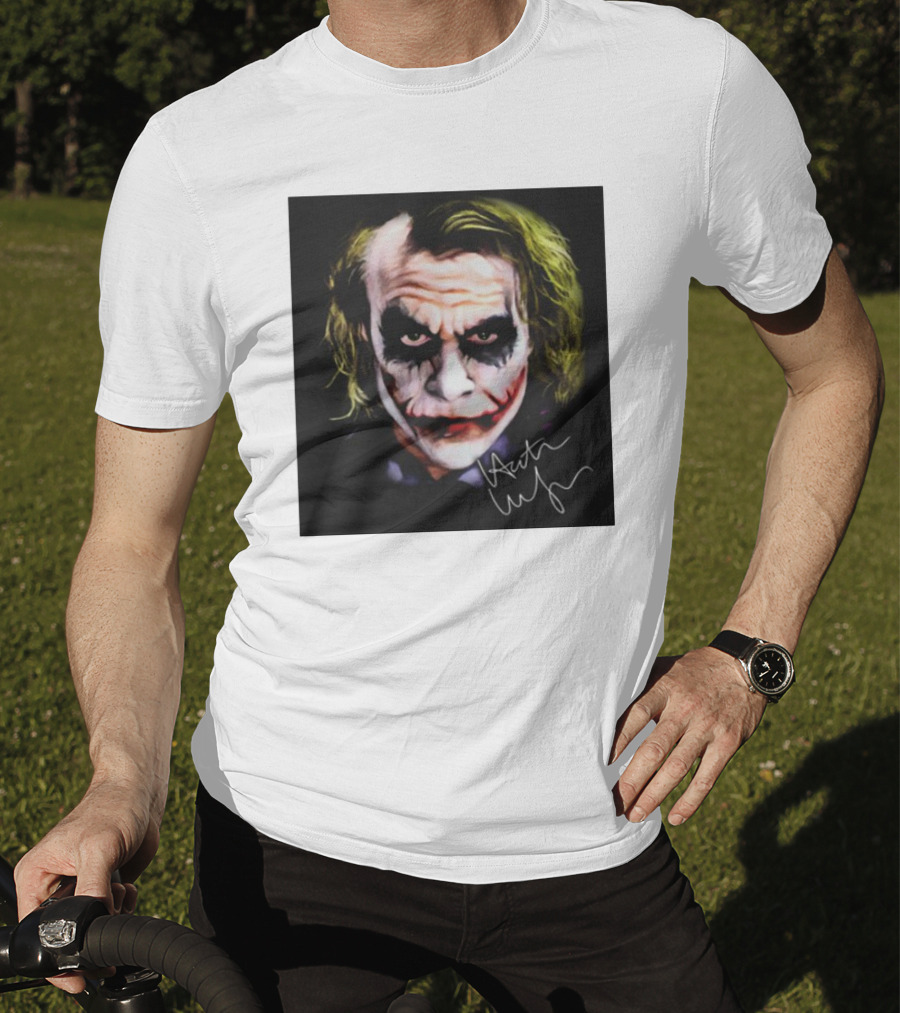 Joker 2 Heath Ledger Signature T-Shirt