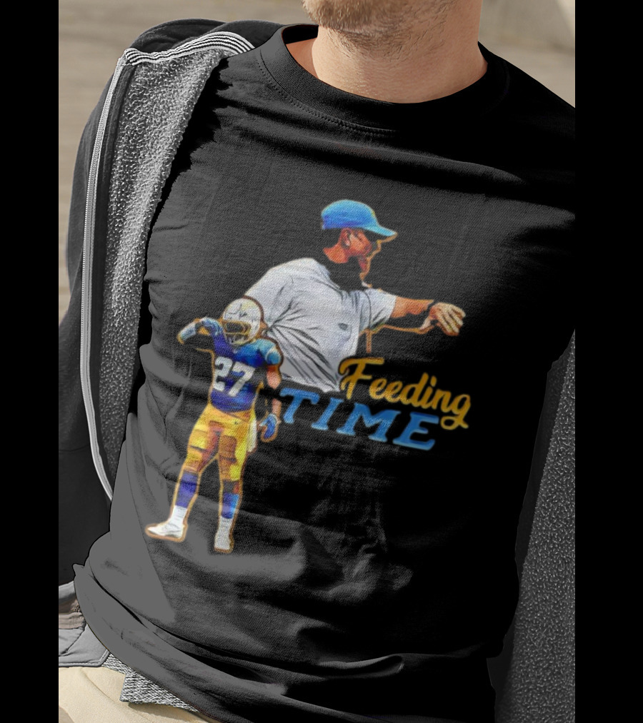 Feeding Time 27 Football Player T-Shirt