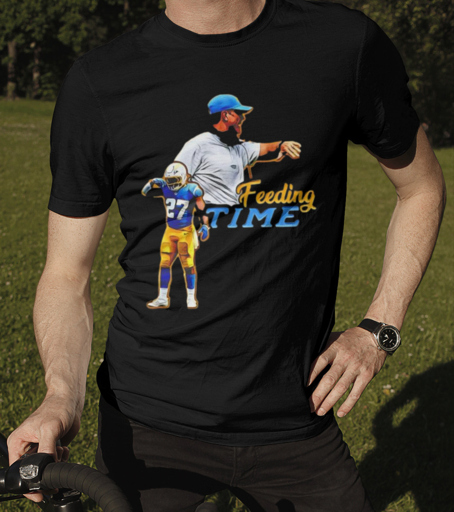 Feeding Time 27 Football Player T-Shirt
