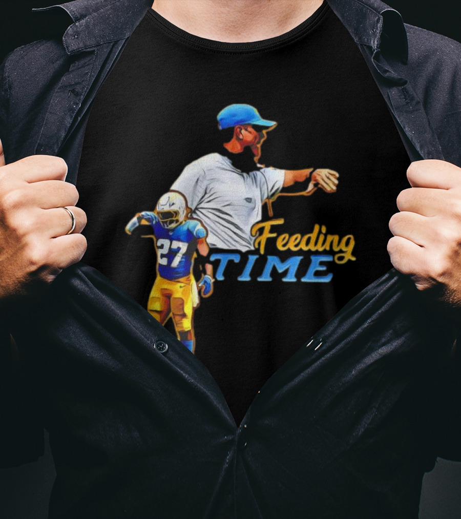 Feeding Time 27 Football Player T-Shirt
