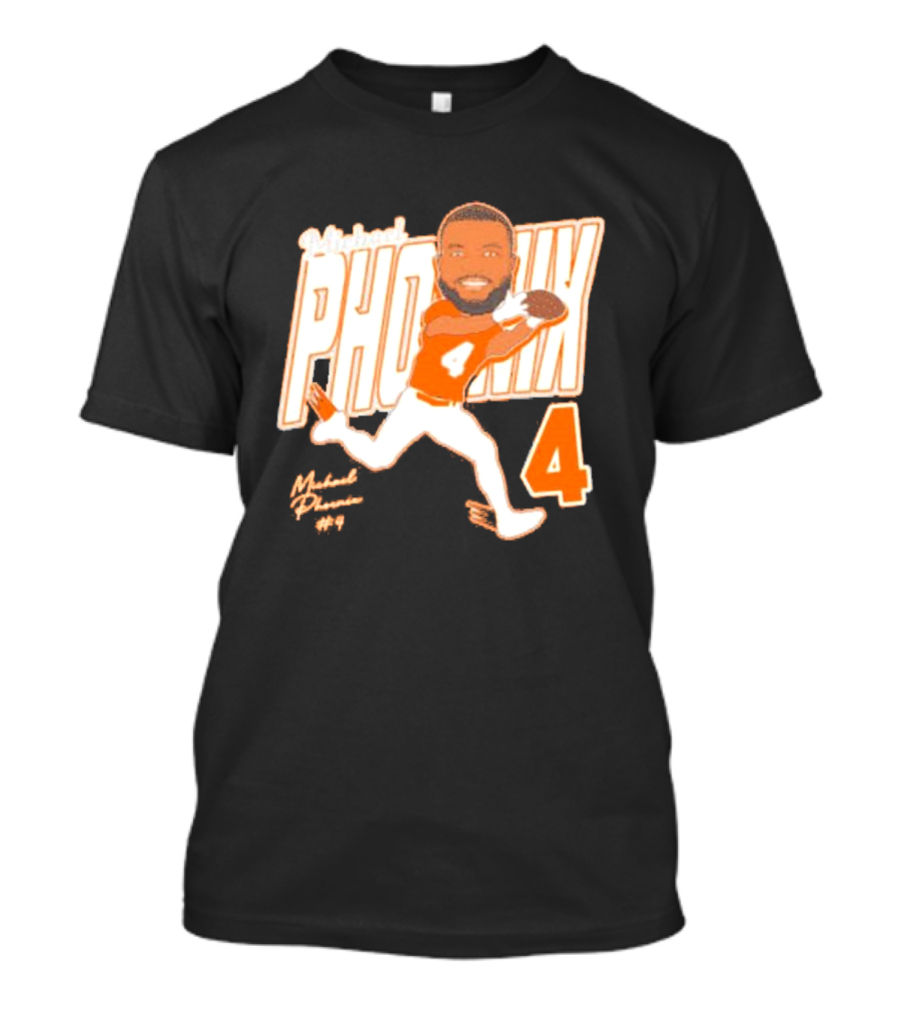 Michael Phoenix #4 Sam Houston Bearkats Signature Player Cartoon T-Shirt