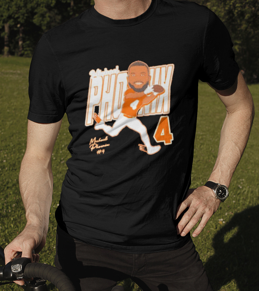 Michael Phoenix #4 Sam Houston Bearkats Signature Player Cartoon T-Shirt