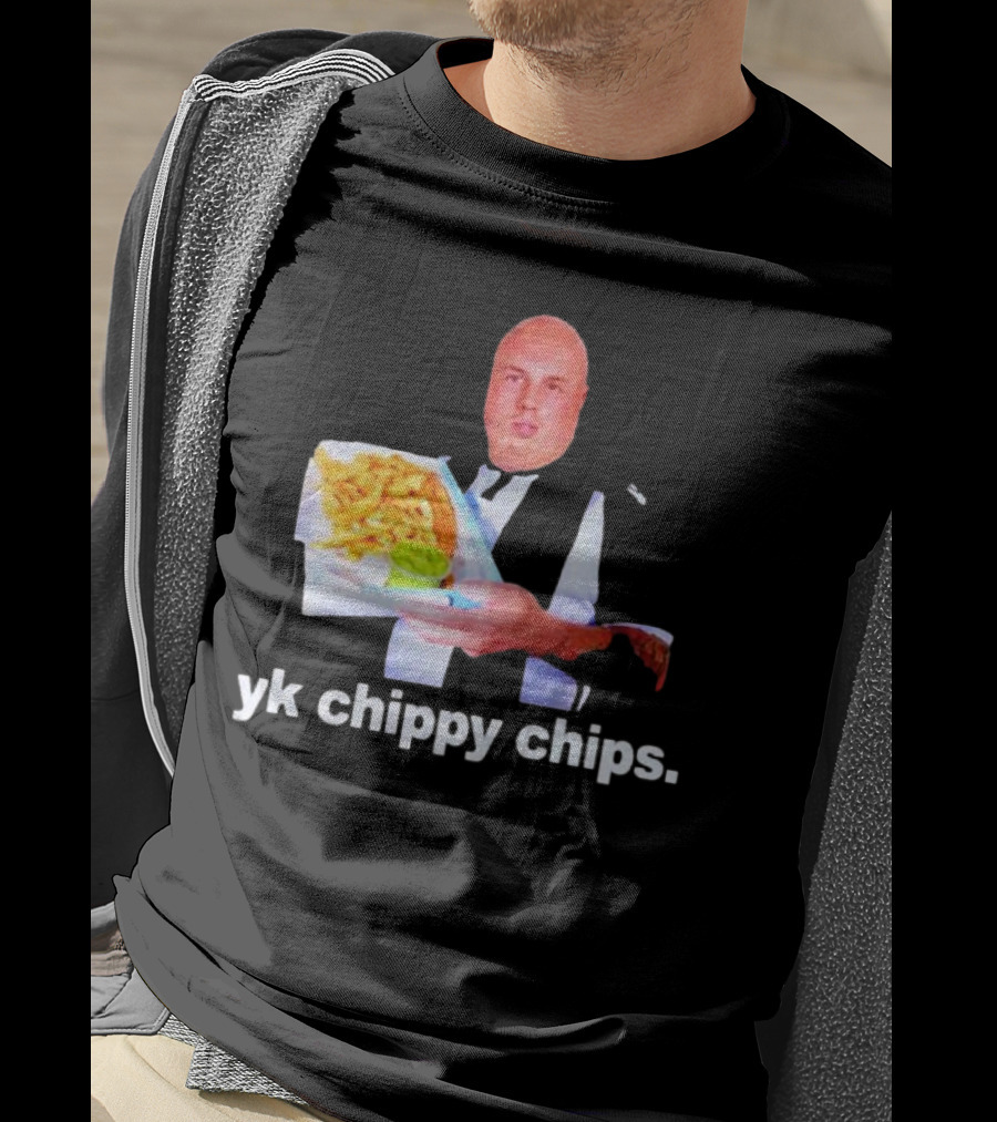 Cole Palmer YK Chippy Chips Dude Holding Fries T-Shirt