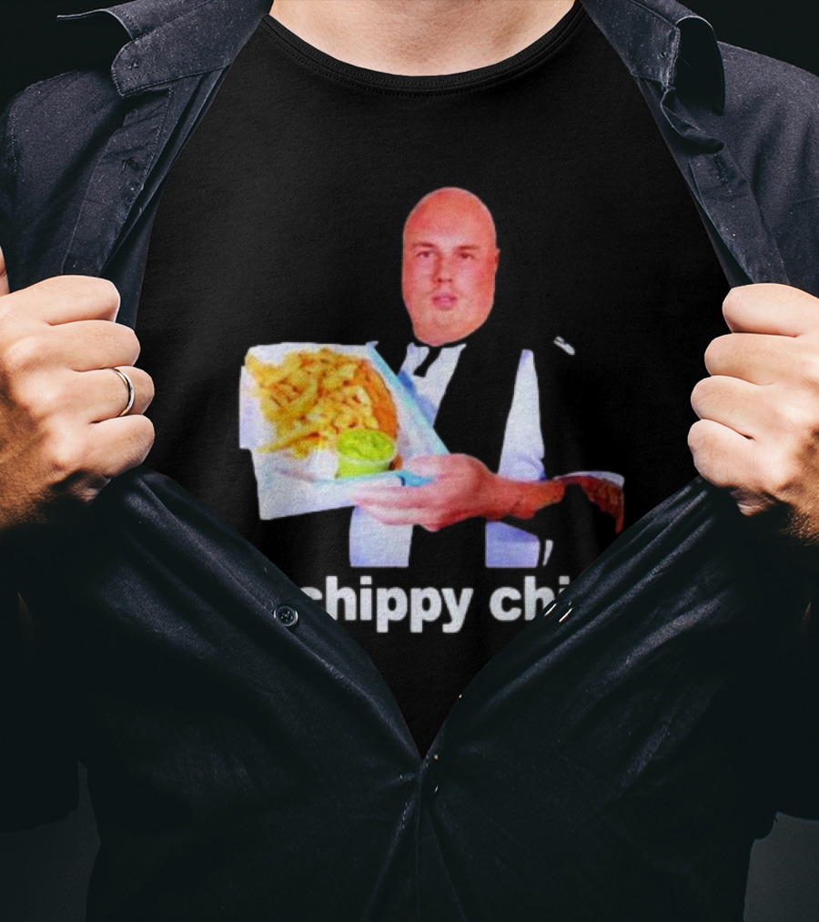 Cole Palmer YK Chippy Chips Dude Holding Fries T-Shirt