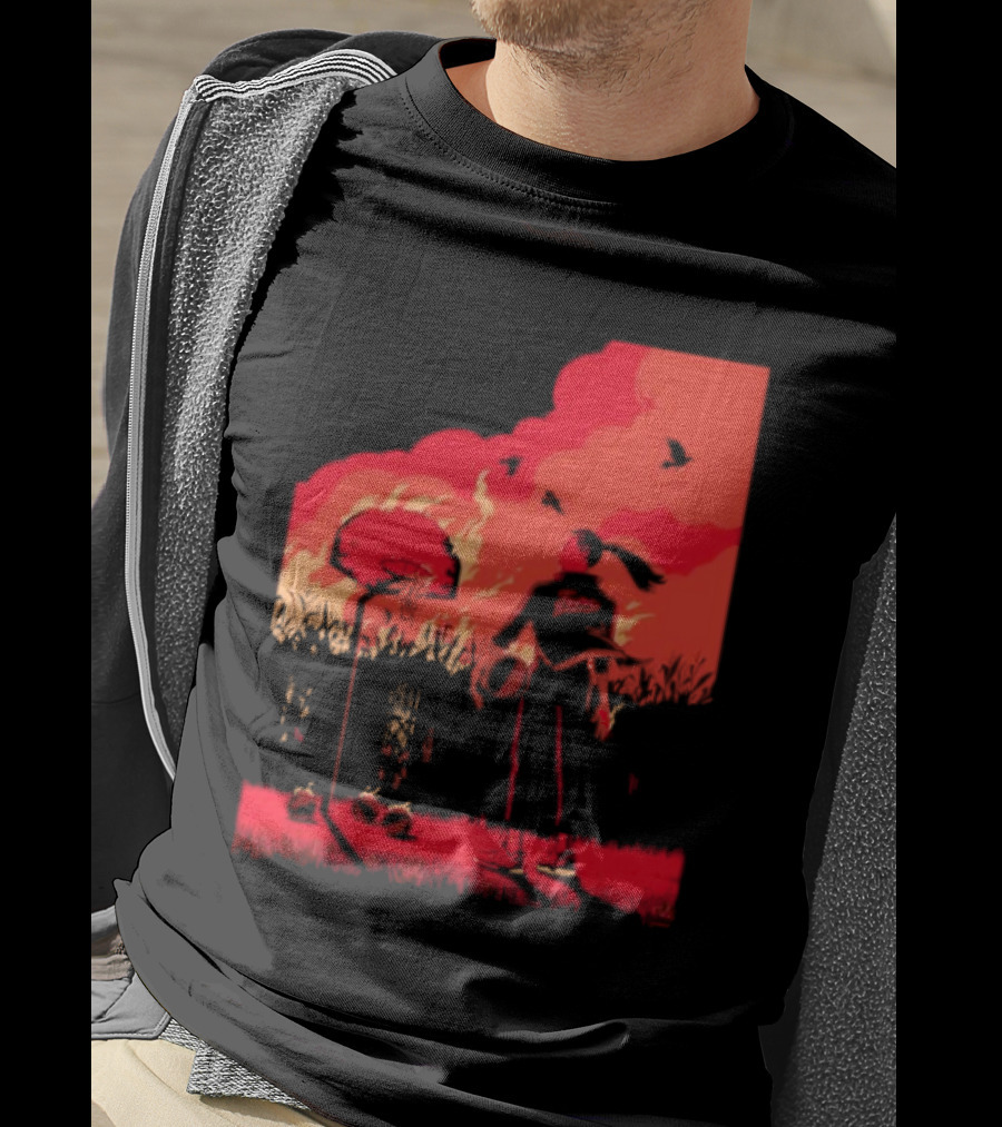 ROTY Caitlin Clark Indiana Fever Cartoon Basketball Scene T-Shirt