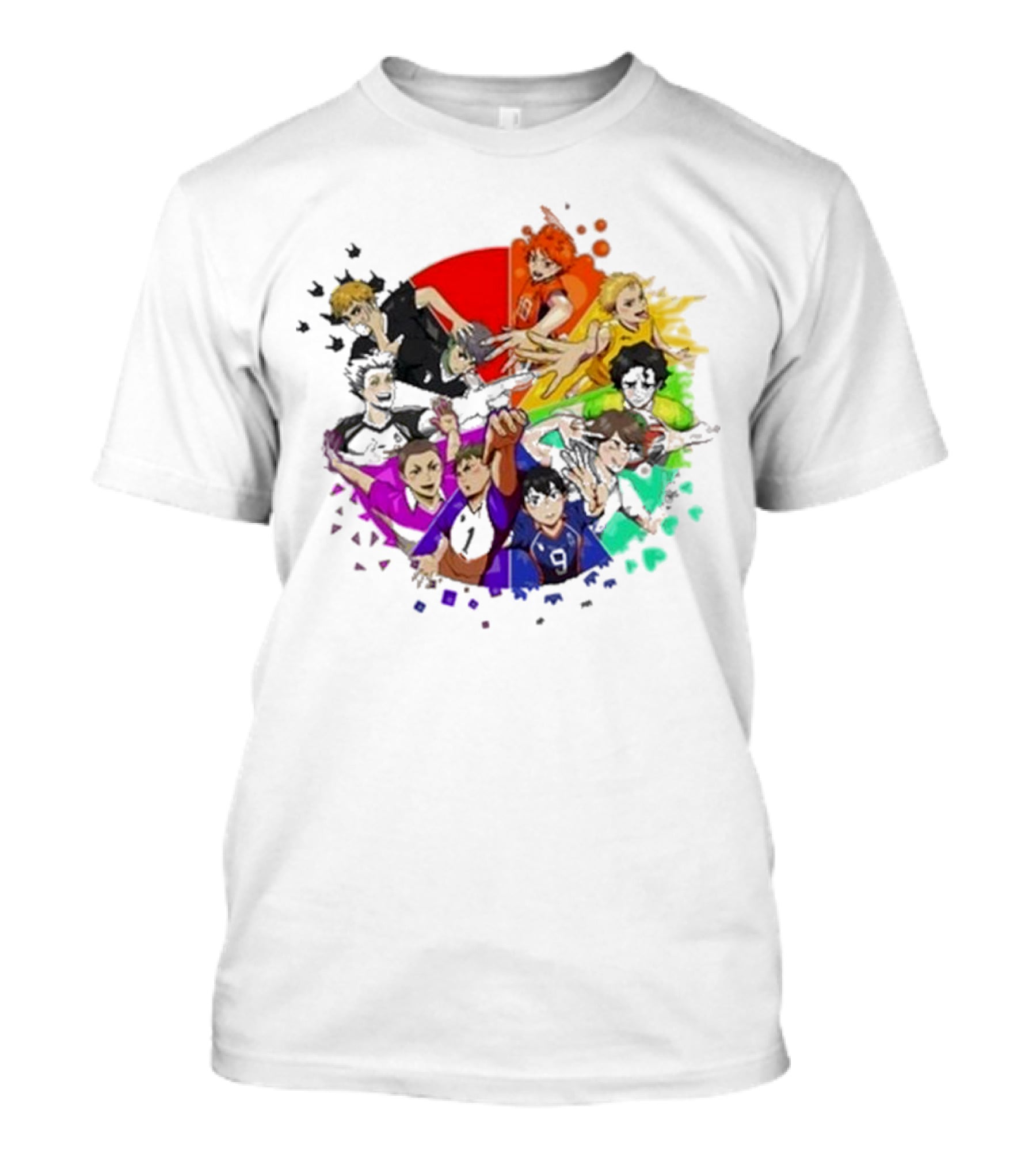 Haikyuu Happy Birthday To The Miya Twins Volleyball Team T-Shirt