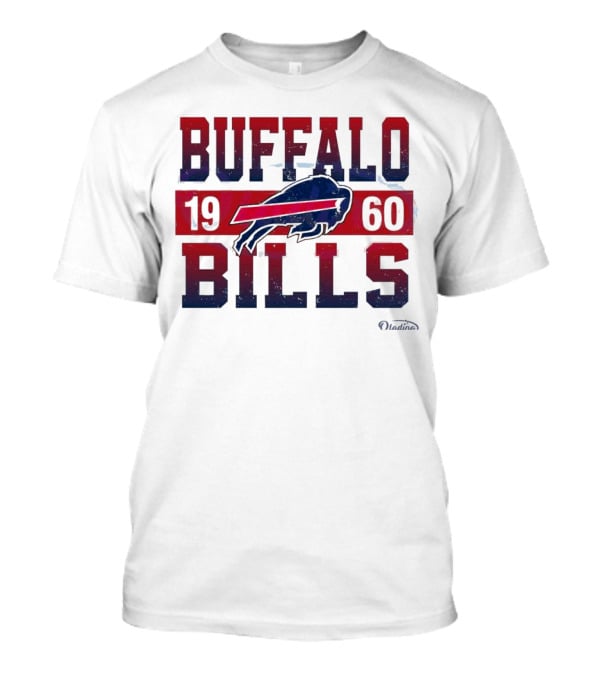 Buffalo Bills 1960 Retro Vintage Football Logo New Era T-Shirt