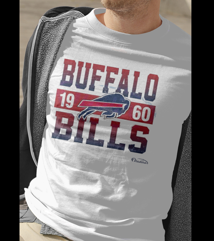 Buffalo Bills 1960 Retro Vintage Football Logo New Era T-Shirt