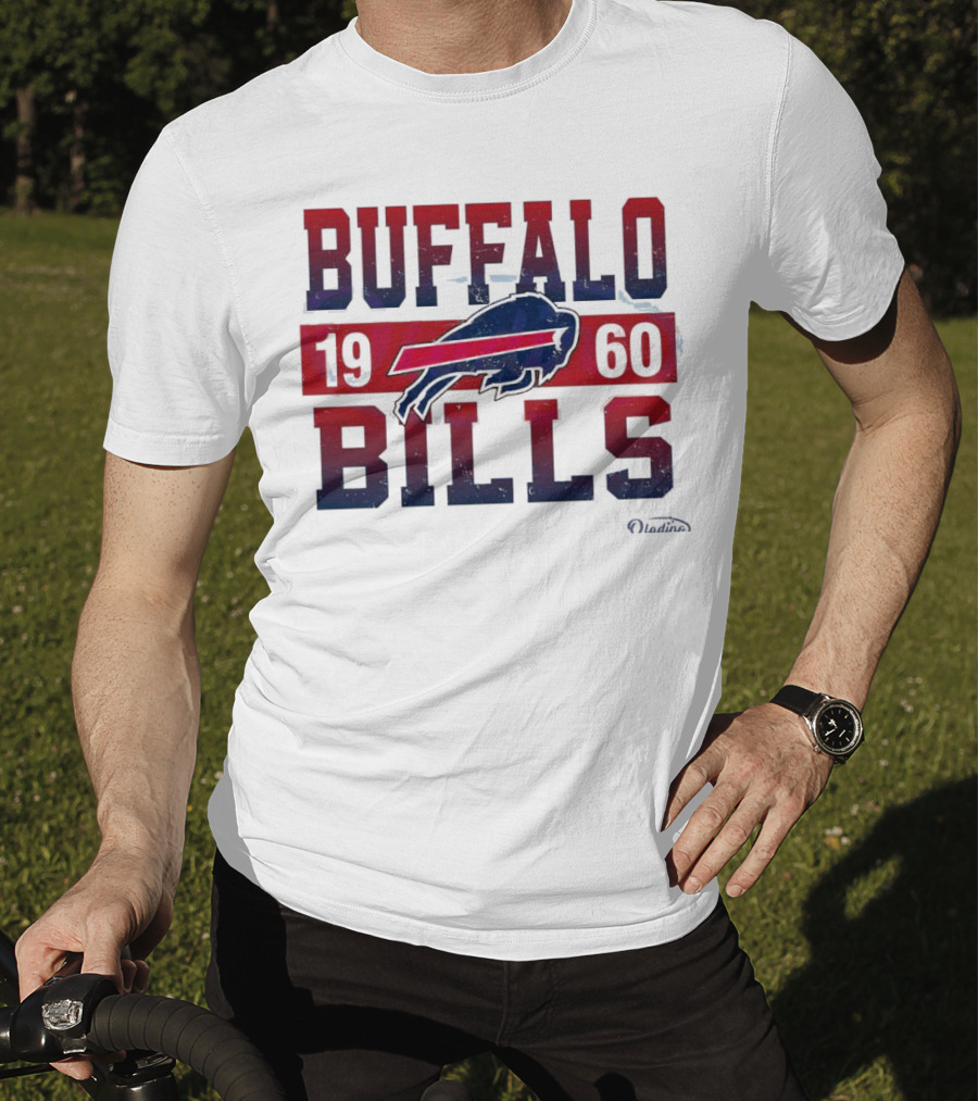 Buffalo Bills 1960 Retro Vintage Football Logo New Era T-Shirt