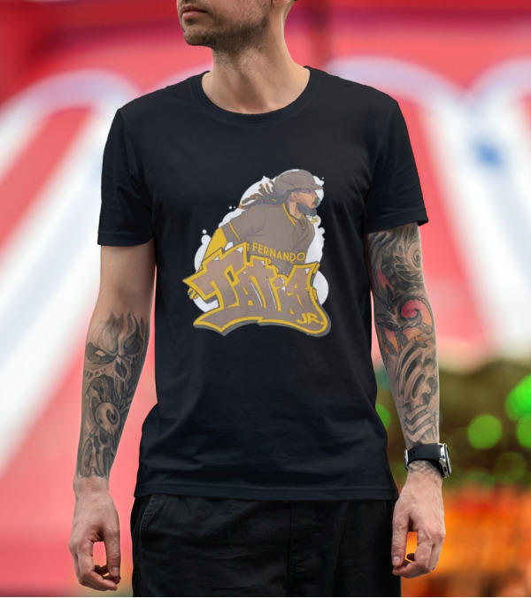 Premium T-Shirt: Fernando Tatis Jr San Diego Padres Graffiti T-Shirt Fernando Tatis Jr San Diego Padres Graffiti T-Shirt