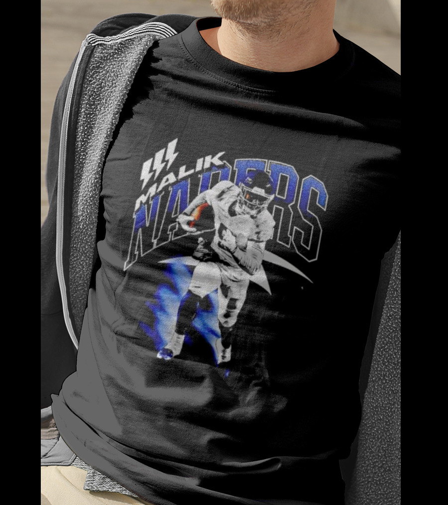 Malik Nabers Vintage New York Football Running T-Shirt