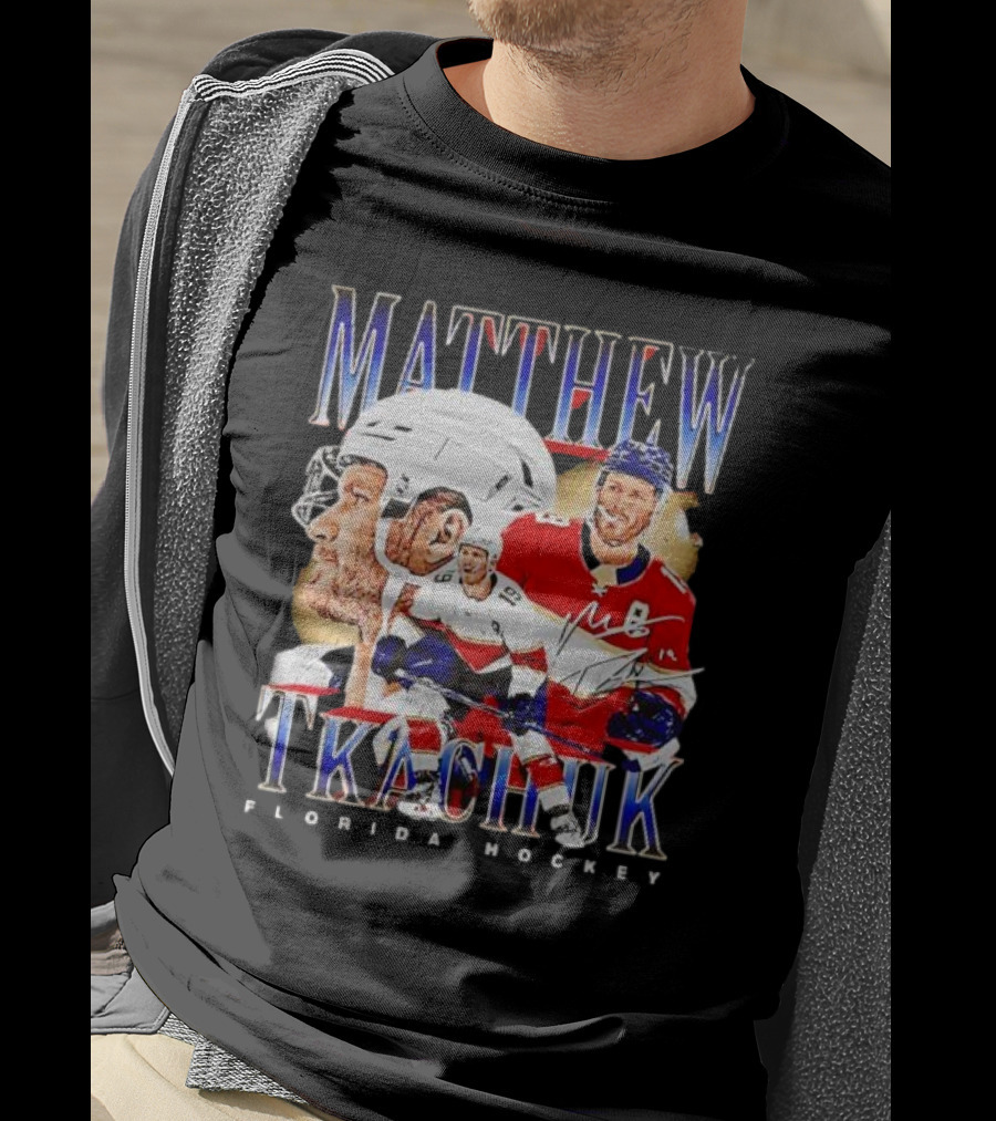 Matthew Tkachuk Florida Hockey Vintage Florida Panthers T-Shirt