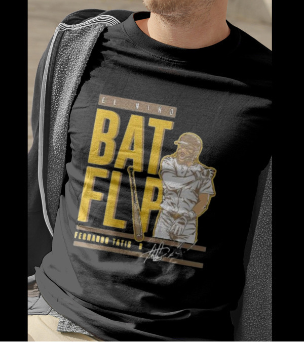El Nino Bat Flip Fernando Tatis Jr. Signature San Diego Padres T-Shirt