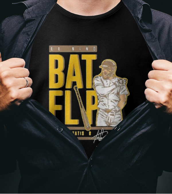 El Nino Bat Flip Fernando Tatis Jr. Signature San Diego Padres T-Shirt