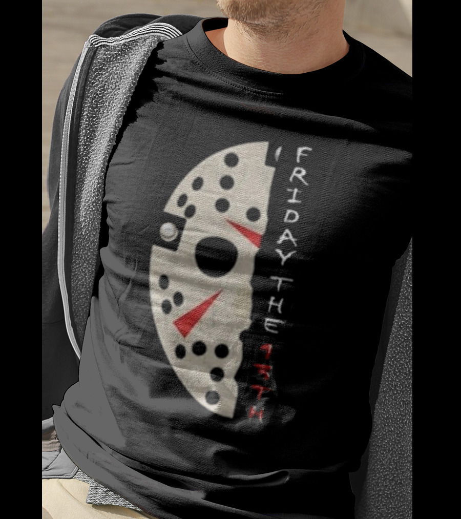 Jason Voorhees Mask Friday The 13th Vintage T-Shirt