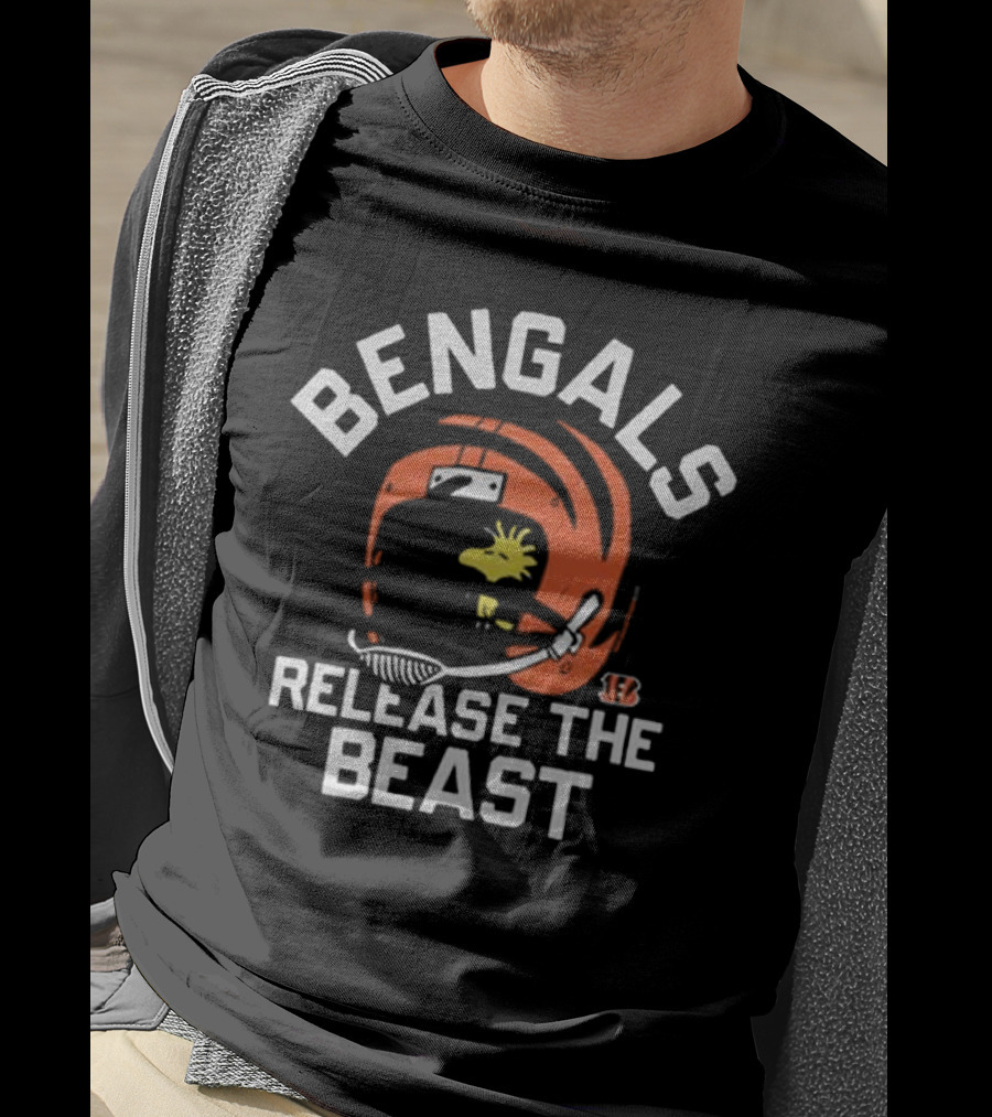 Youth Bengals Release The Beast Peanuts Collaboration T-Shirt