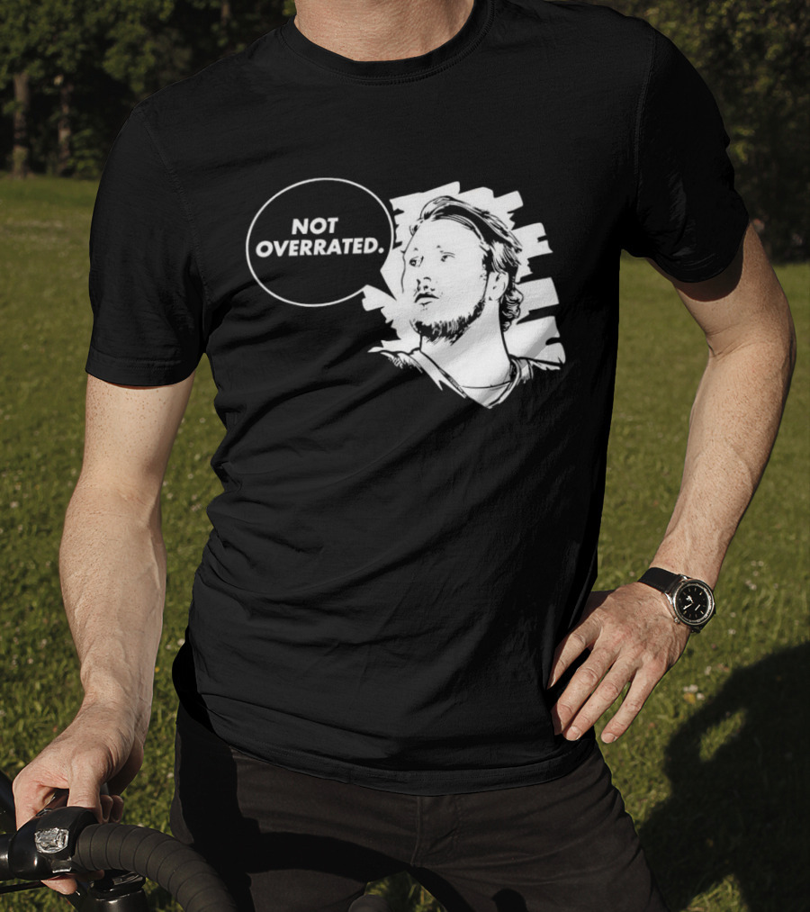 Buffalo Bills Josh Allen Not Overrated Speech Bubble T-Shirt