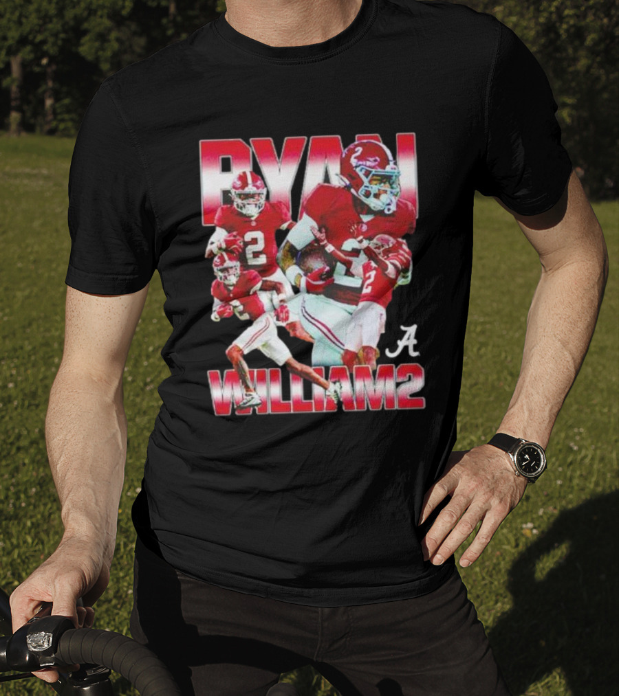 Ryan Williams Alabama Crimson Tide Football Collage T-Shirt