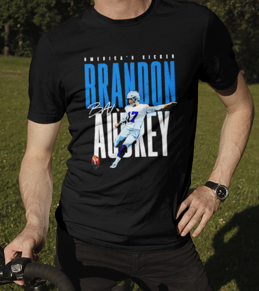 America's Kicker Brandon Aubrey Dallas Cowboys Signature T-Shirt