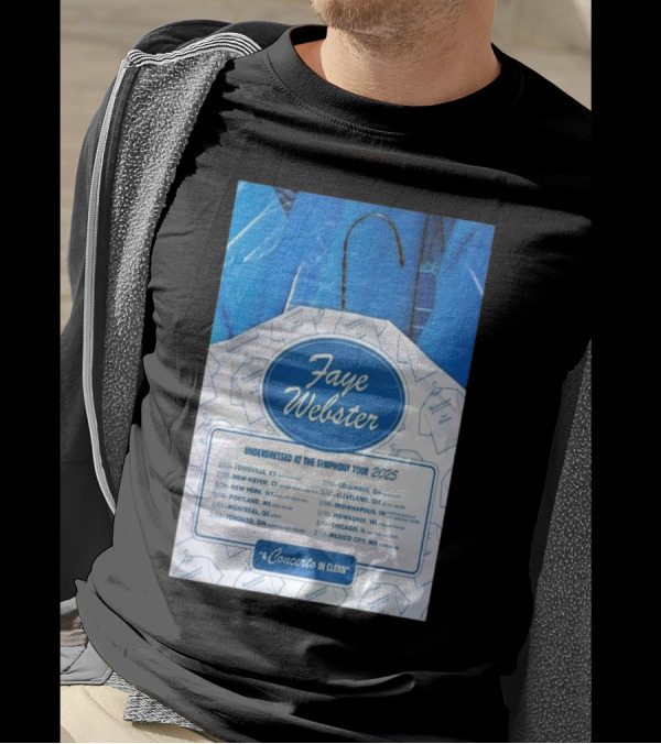 Faye Webster Underdressed At The Symphony Tour 2025 Dates And Locations Concerto In Clean T-Shirt