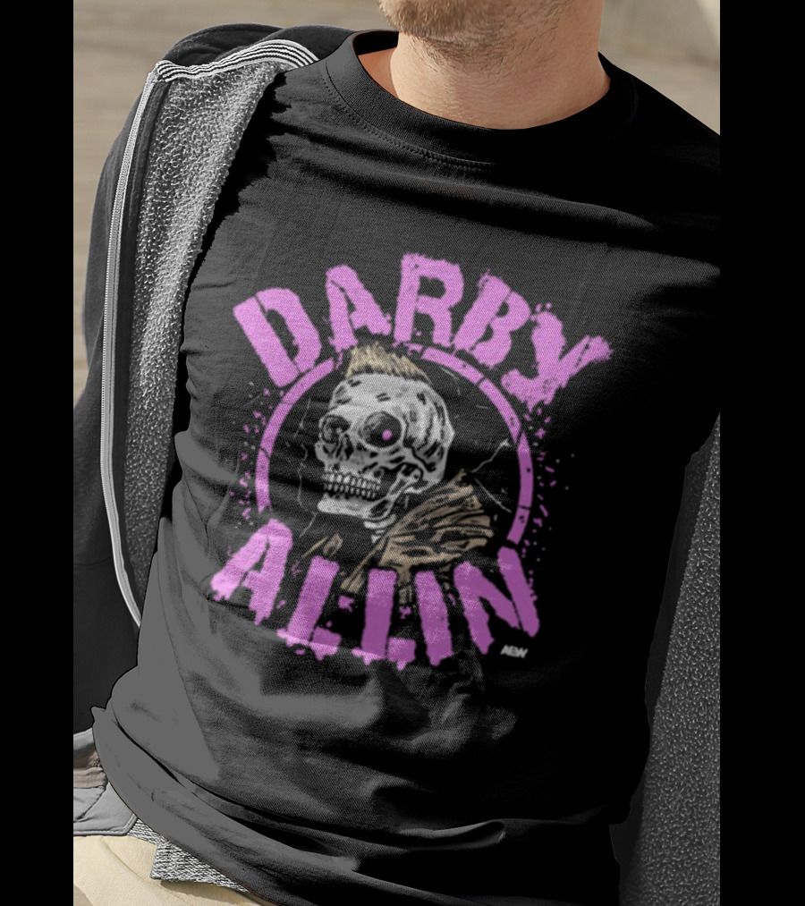 Darby Allin Aew Skull Punk T-Shirt