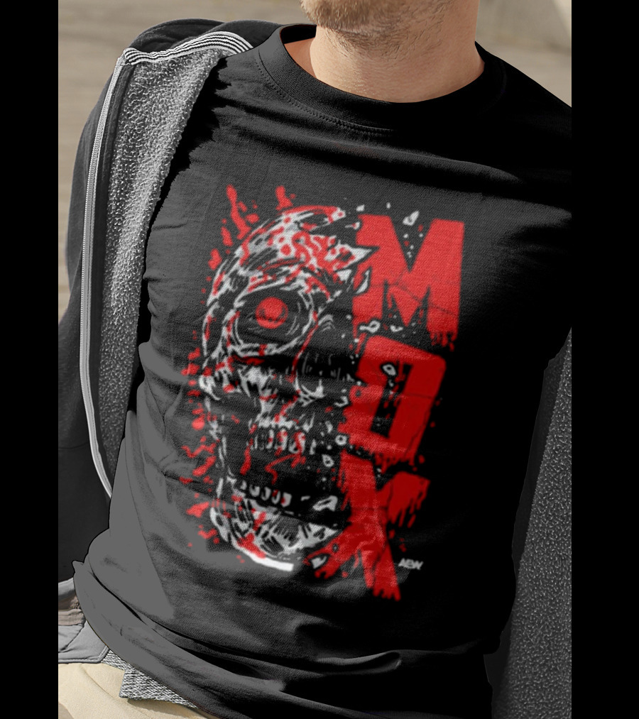 MOX Skull AEW Jon Moxley To The Bone T-Shirt