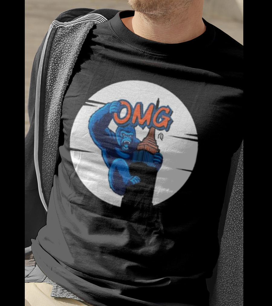 OMG King Kong Empire Tower Iconic Reference T-Shirt