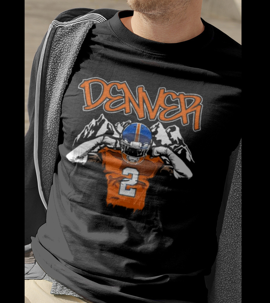 Denver Pat Surtain II Number 2 Football T-Shirt