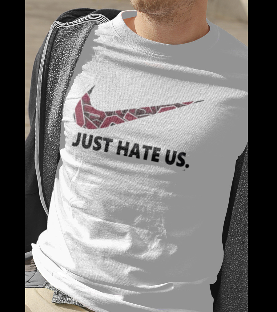 Oklahoma Sooners NCAA Just Hate Us Swoosh T-Shirt