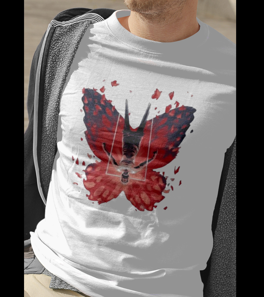 Silent Hill 2 Coicted Form Red Butterfly T-Shirt